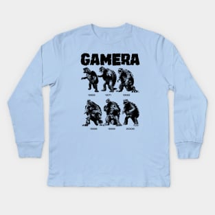 GAMERA YEARS Kids Long Sleeve T-Shirt